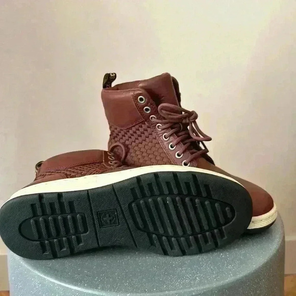 Dr. Martin Maroon Lace Up Boot - Picture 4 of 5